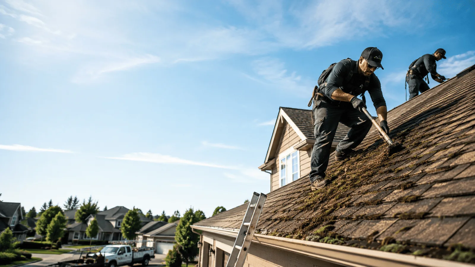 Roof Moss Removal in Tustin, CA near me